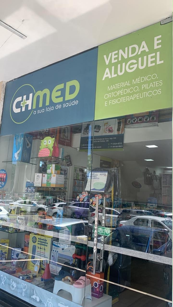 Loja física CHMED Saúde no Shopping estrada do coco em Lauro de Freitas - BA
